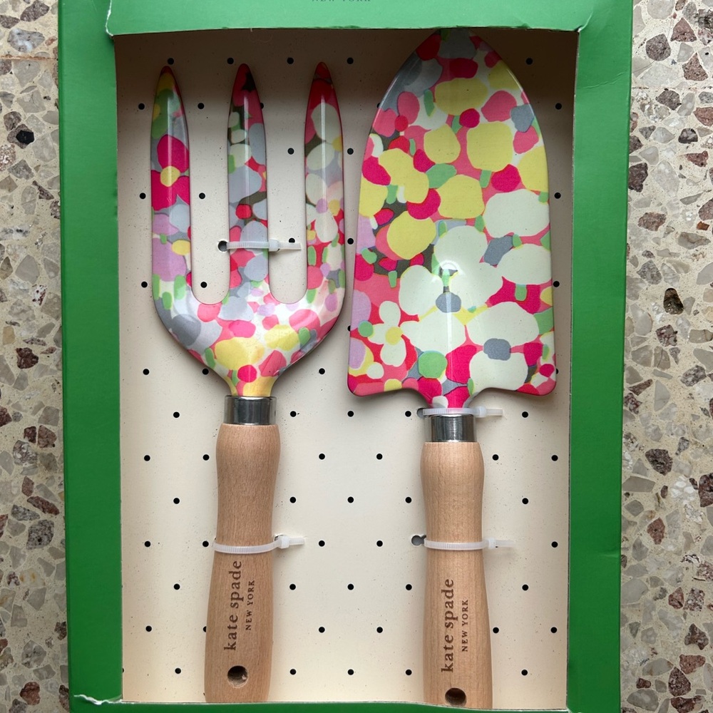 Kate Spade Floral Garden Tool Set. New